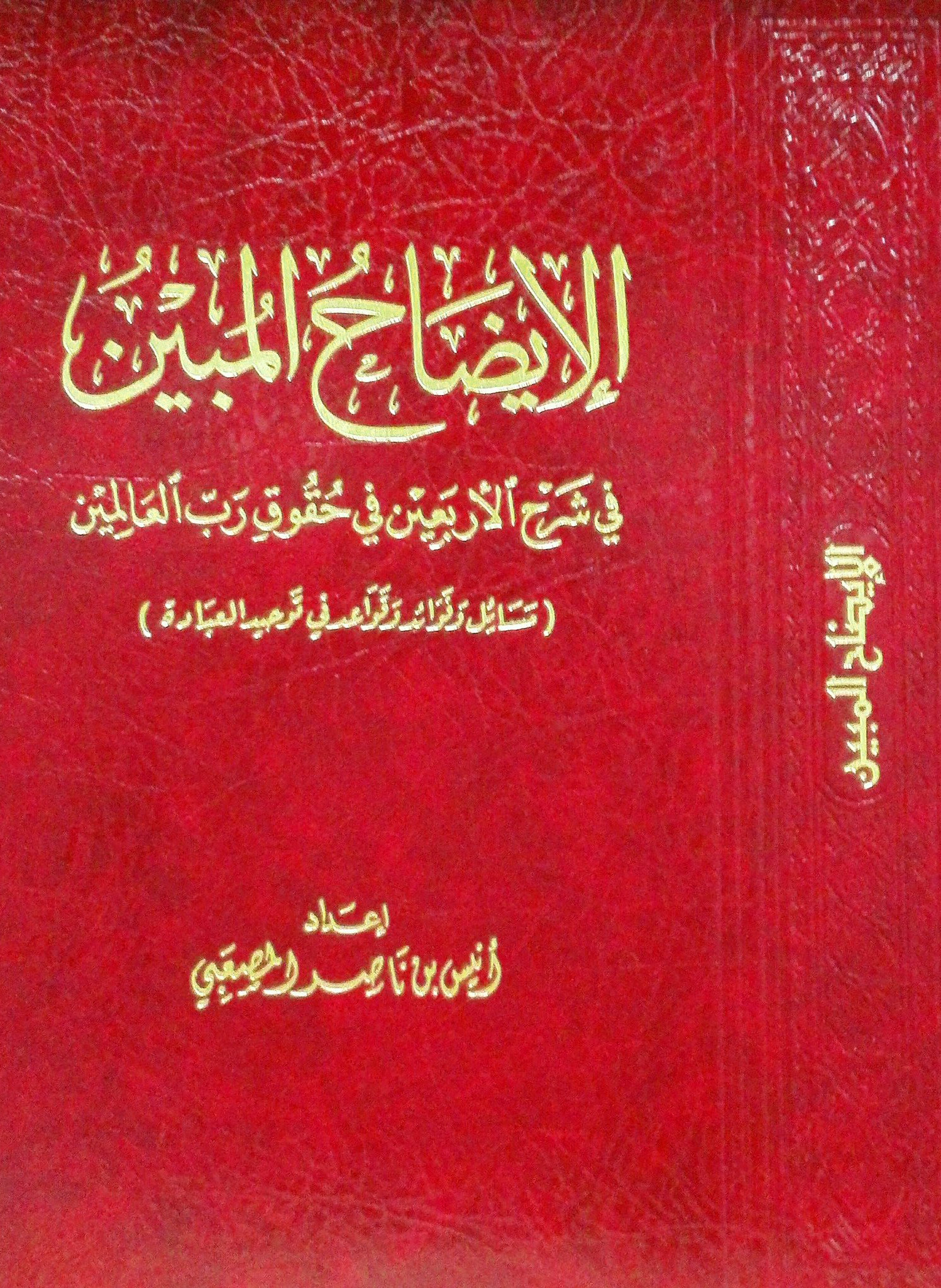 الإيضاح المبين في شرح الأربعين في حقوق رب العالمين