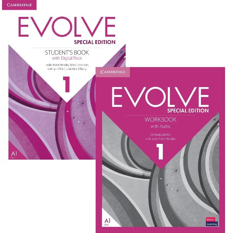 Evolve 1 Student's Book with Digital Pack Workbook with Audio